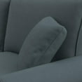 thumbnail image 3 of Bush Furniture Hudson 99W L Shaped Sectional Couch with Ottoman by  Turkish Blue Herringbone, 3 of 7