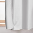 thumbnail image 5 of ZOPZO 100% Blackout Curtains Thermal Insulated, White, 38W x 54L Inch, Grommet Drapes Noise Reducing for Bedroom Living Room, 2 Panels, 5 of 6