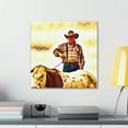 thumbnail image 4 of Cowhide's Rustic Charm - Canvas, 4 of 10