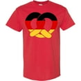 thumbnail image 3 of Inktastic German Flag in Pretzel Shape T-Shirt, 3 of 5