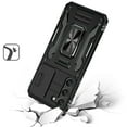 thumbnail image 2 of For Samsung Galaxy S21+ Plus Hybrid Case with Rotation Ring Stand Shockproof & Camera Window TPU Armor Dropproof Cover, XPM Phone Case [Black], 2 of 8