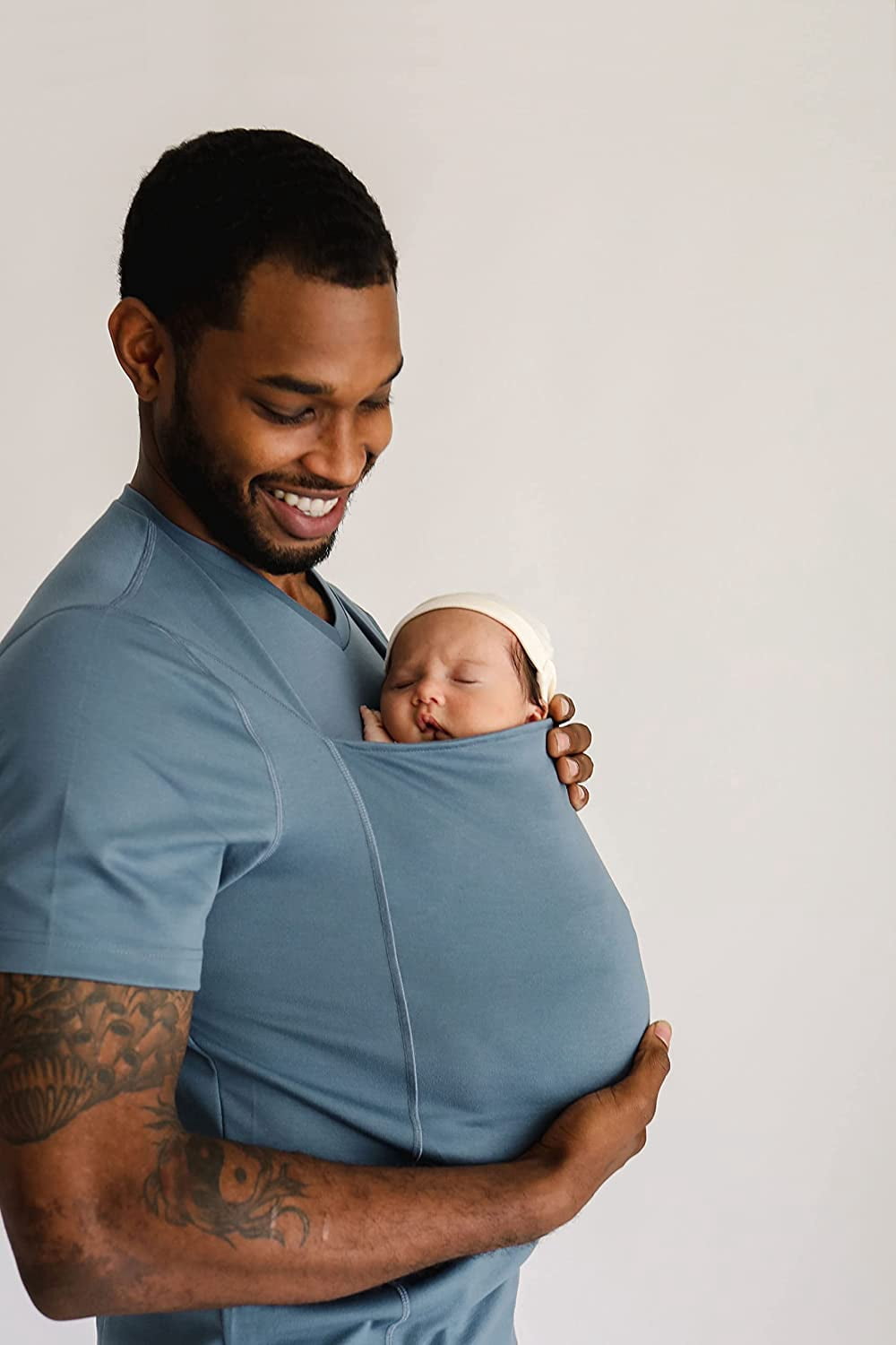 Lalabu The Dad Shirt, Hands-Free Baby Carrier for Newborns Up to 15 Lbs, CPSC Compliant