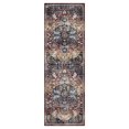 thumbnail image 3 of GlowSol 2'x6' Kitchen Hallway Runner Rug Vintage Medallion Print Rug, Non Slip Bedroom Boho Soft Floral Accent Runner Rugs for Laundry Room, Brown Red, 3 of 8