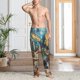 thumbnail image 2 of Balery Whimsical Cats Night Cafe Pantalones de pijama para hombre, pijama ultraligero, pantalón de descanso-X-Large, 2 of 6