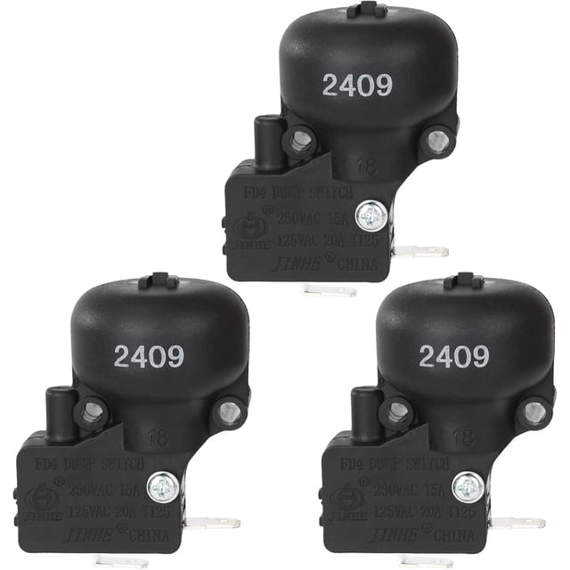 Lot de 3 Pcs de Remplacement pour Interrupteur d'Inclinaison FD4 pour Chauffage Extérieur, Pièces de Sécurité pour Chauffage Extérieur, Trousse de Réparation pour Interrupteur de Benne, Convient à la Plupart des Chauffages Ronds Autoportants au Propane et des Chauffages Pyramidaux pour Patio