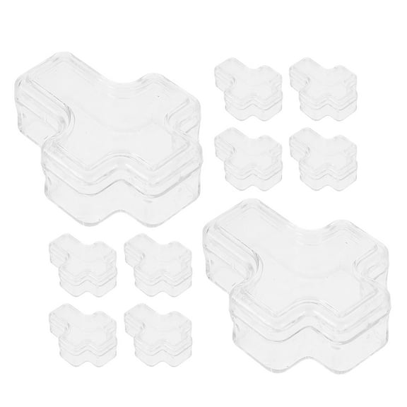 Zehuanyu  20 Pcs Bead Containers for Organizing Cute Inflatable Rods Toy Transparent