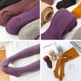 thumbnail image 4 of 3/4/5 Pack Toddler Baby Girls Tights Cable Knit Leggings Stockings Little Girl Cotton Pantyhose, 4 of 6