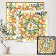 thumbnail image 4 of Designart 'Blooming Orange and White Tulips I' Traditional Framed Canvas Wall Art Print, 4 of 5