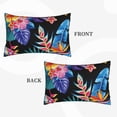 thumbnail image 4 of Naloa Tropical Palm Leaves Pillowcase, Throw Pillowcase, Wrinkle-Free, Stain-Resistant with Hidden Zipper for Bedroom Sofa - 16"x24", 4 of 9