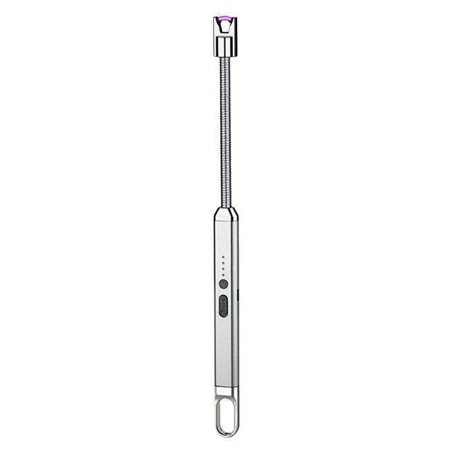 Dsscvnef Windproof Arc Reusable Metal Ignition Stick for Stoves Grills Fireplaces Camping (USB Rechargeable)