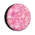 thumbnail image 1 of Fotbe Love Funda de Llanta de Repuesto con Estampado, Engrosada, Ajuste Universal para Jeep, Remolque, RV, SUV, Camión-14 inch, 1 of 6