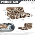 thumbnail image 2 of Pzuqiu Vintage Leopard Rv Couch Seat Covers Stretch Camper Cushion Slipcover Breathable Fabric Machine Washable Rv Accessories for Inside Suitable for Outing, 2 of 7