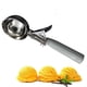 thumbnail image 1 of myvepuop - Utensilios para hornear de cocina, cucharas para helado, cucharas para galletas con gatillo para pasteles, cucharas de acero inoxidable, cucharas para servir, color gris, talla única, 1 of 6