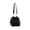 Black, variant on Women's Mini Denim Bucket Bag, Small Drawstring Crossbody Purse, Lightweight Y2K Preppy Shoulder Tote