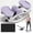 Purple-1, variant on Kdymod Lateral Stepper for Exercise-Rocking Stepper Machine with Resistance Bands & Anti-Slip Mat and LCD Monitor, Professional Stair Stepper for Home Workout,Black