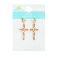 thumbnail image 2 of Way to Celebrate Easter Goldtone Cross Earrings, 1 Pair, 2 of 4