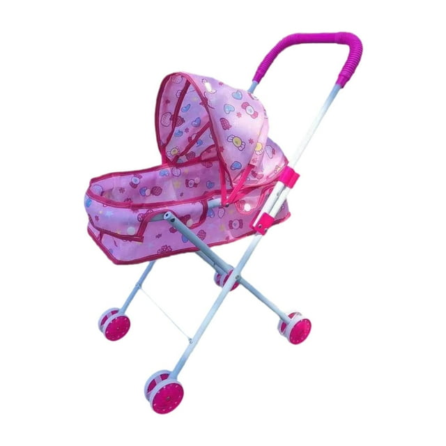 Cochecito plegable para bebé, cochecito de simulación, juguete de simulación, Mini cochecito de bebé, regalos del Día de San Valentín para recuerdos