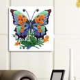 thumbnail image 2 of Kit Con Forma Especial Parcial DIY 5D Mariposa (YN071), 2 of 9