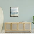 thumbnail image 2 of Stupell Brushed Ocean Seagulls Landscape Landscape Painting Gray Floater Framed Art Print Wall Art, 2 of 6