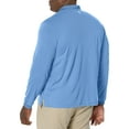 thumbnail image 2 of IZOD Men's Golf Long Sleeve Tournament Polo Shirt, Eden, X-Large, 2 of 6