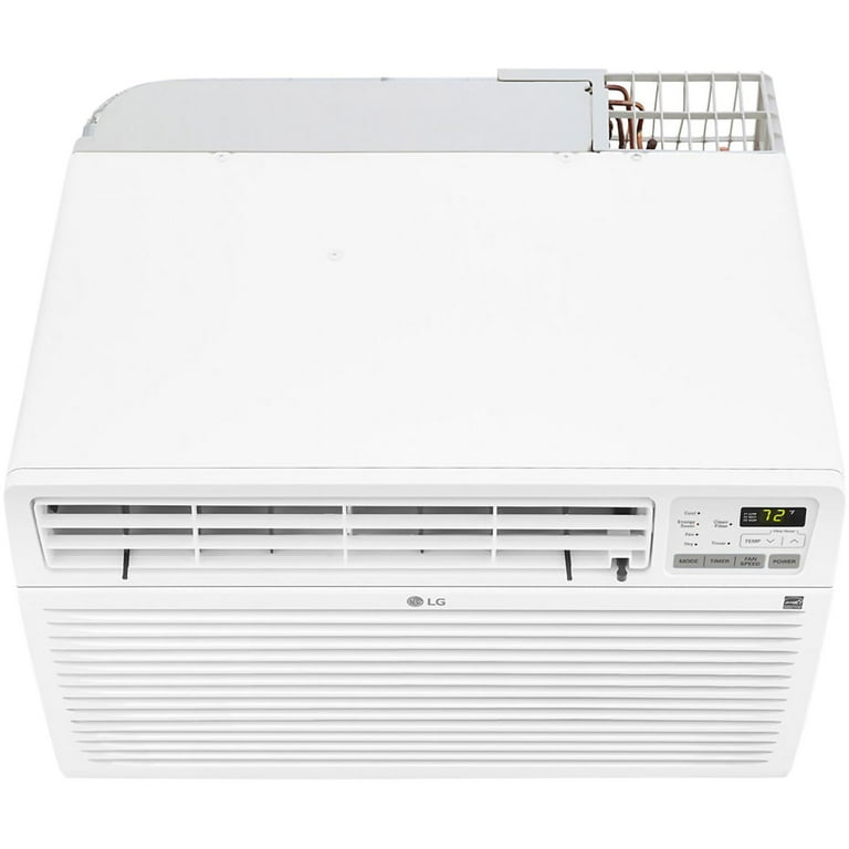 LG 14,000 BTU Through-the-Wall Air Conditioner, Cools 750 Sq.Ft. (30' x 25' Room  Size), Electronic Control with Remote, 3 Cooling u0026 Fan Speeds, 4-Way Air  Deflection, Auto Restart, 230/208V - Walmart.com