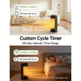 thumbnail image 4 of ZJQYDS Digital Programmable Outlet Timer Plug Indoor Short Period Repeat Cycle Timer Switch with 24 Hour Countdown Delay ON/Off for Electrical Power (120V, 15A), 4 of 7