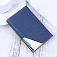 thumbnail image 6 of Raindrops Men Women Business Card Folder 1Pack Portable Business Card File Holder Dark .80X6.50X1.30CM, 6 of 8