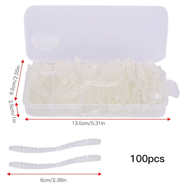 Señuelos de pesca cebo de pesca silicona de material suave de 6x04x04 cm para pesca salvaje pesca en el mar ANGGREK Otros