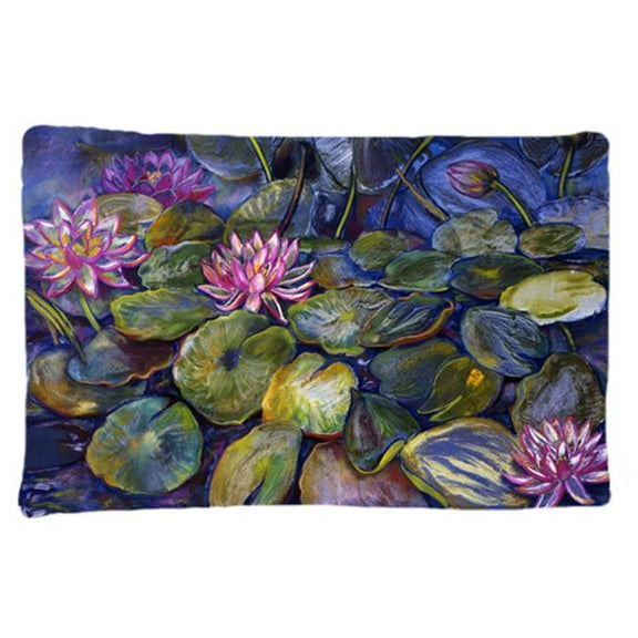 Waterlilies by Neil Drury Fabric Standard Pillowcase