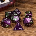 thumbnail image 4 of Cusdie 7-Die DND Dice Set - Premium Aluminum Metal Dice Polyhedral D&D Dice Set for Dungeons and Dragons TTRPG Role Playing Games, 4 of 5