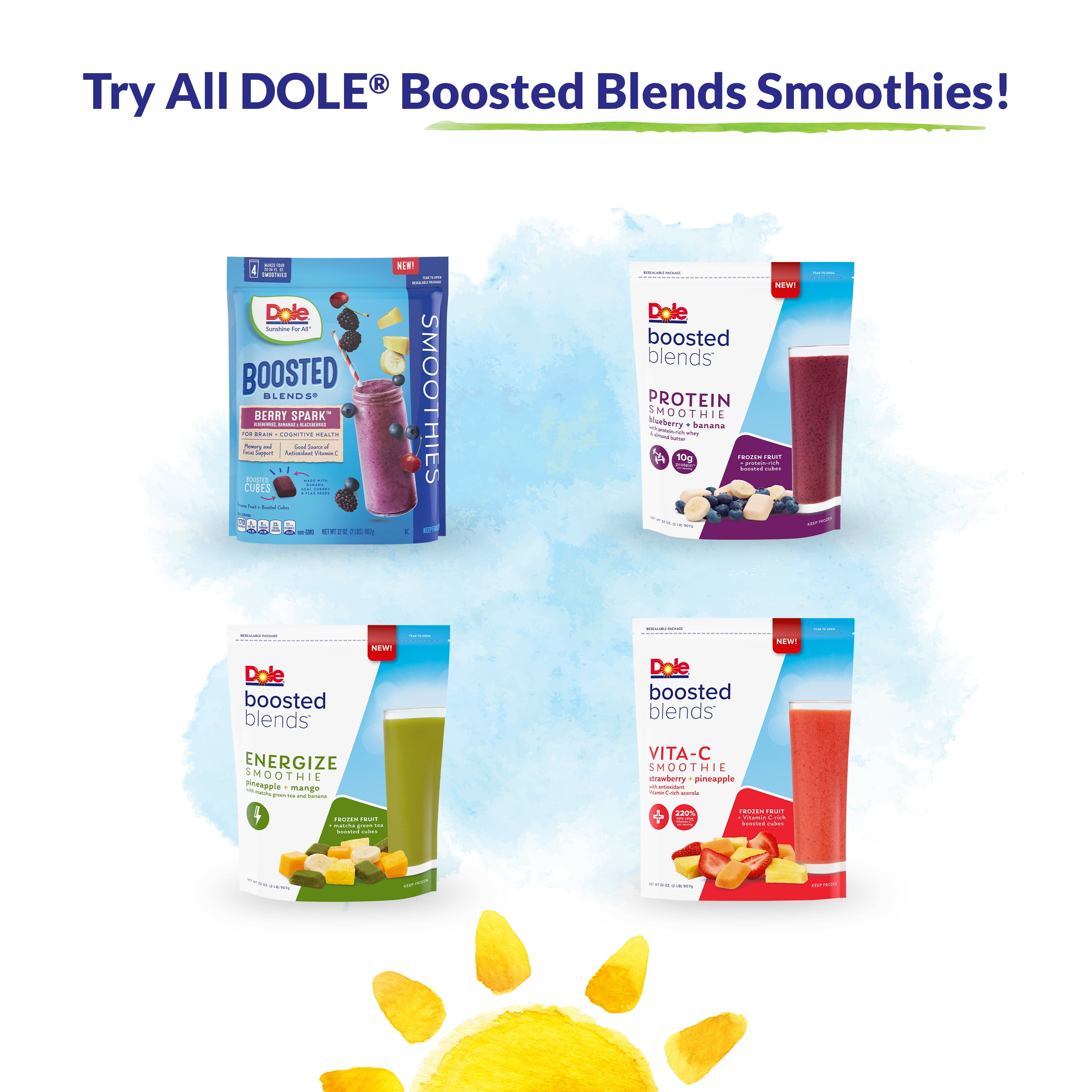 Boosted Blends Berry Spark 2 lb - Walmart - Dole® Sunshine