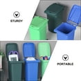 thumbnail image 2 of IFANLANDOR 3Pcs Compact Design Trash Storage Assorted Color Plastic Odor Prevention Study Room, 2 of 6