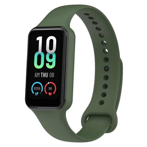 Correa deportiva monocromática integrada de silicona transpirable y resistente al sudor para Fitband 7