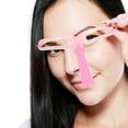 thumbnail image 3 of Shisuyan Outil à Sourcils Résistant à l'Usure Plastique Rose 3 Ensembles, 3 of 8