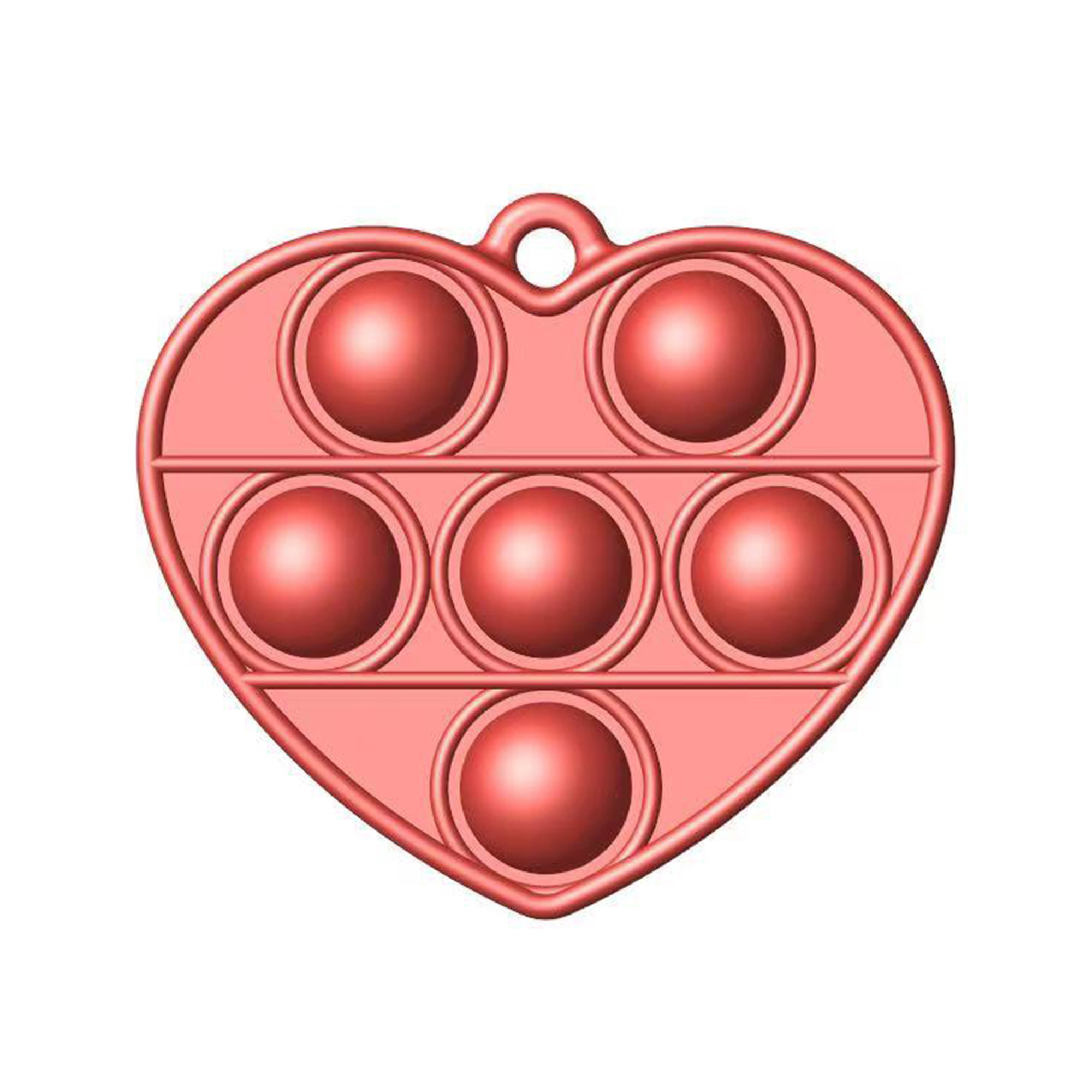 Simple Dimple Fidget Toy Mini Stress Relief Hand Toys Keychain Toy Bubble Wrap Pop Anxiety