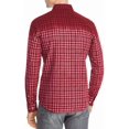 thumbnail image 2 of Michael Kors Mens Dip-Dyed Button Up Shirt, Red, X-Large, 2 of 2