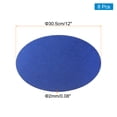 thumbnail image 2 of Uxcell 8pcs 12 Inch Round Adhesive Backed Felt for Household Applications, Blue, 2 of 5