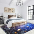 thumbnail image 2 of Galaxy Outer Space Rug 3x5ft Small Area Rugs Colorful Universe Planet Rugs Soft Washable Non Slip Carpet for Teens Boys Girls Room Living Room Bedroom Entry Floor Mats, 2 of 7