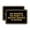 Black Gold, variant on Signs ByLITA Classic Framed We Reserve The Right To Refuse Service To Anyone (Brushed Gold) - Medium 1 Pack