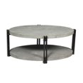 thumbnail image 1 of Empire Art Direct MTA-5095-4629 Table Basse Moderne en Béton et Fer Peint à la Main Collection Calceferro, 1 of 1