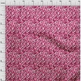 thumbnail image 3 of oneOone Georgette Viscose Magenta Fabric Animal Skin Sewing Craft Projects Fabric Prints By Yard 42 Inch Wide-FBQ, 3 of 4