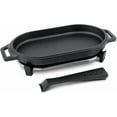 thumbnail image 2 of Ooni Cast Iron Sizzler Pan - Griddle Frying Pan, 12" x 6" Sizzler Plate with Removable Handle and Stainless Steel Trivet, Pre-Seasoned Non-Stick Oven Safe Cookware, Pizza Oven and BBQ Accessories, 2 of 8