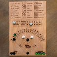 thumbnail image 3 of Juego de mesa de béisbol con canicas y dados para niños y adultos divertido tablero de madera para fiestas y noches familiares YONGSHENG, 3 of 3