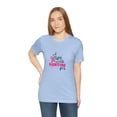 thumbnail image 3 of A Cure Worth Fighting For Breast Cancer Bella+Canvas Unisex T-shirt, 3 of 12
