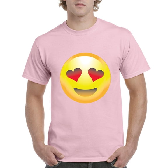 Artix - Men's T-Shirt Short Sleeve - Emoji Heart-Shaped Eyes