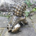 thumbnail image 4 of Pair of huge Bronze Fengshui copper Fu Foo Dogs Guardian Lions Statues Animals Tabletop Office ornaments Housewarming Congratulatory lions, 4 of 13