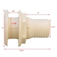 thumbnail image 4 of Boat Thru Hull | 1 1/2 Inch Barbed Plastic, 4 of 4
