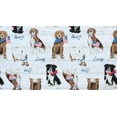 thumbnail image 3 of Americana Adorable Patriotic Dogs with Flags Vinyl Flannel Back Tablecloth (52x52 Square), 3 of 4