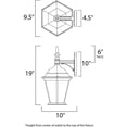thumbnail image 2 of Maxim Lighting - One Light Outdoor Wall Lantern - Outdoor Wall Mount -, 2 of 2