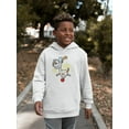 thumbnail image 2 of Dog On A Ball Hoodie Juniors -Image by Shutterstock,  Large, 2 of 4